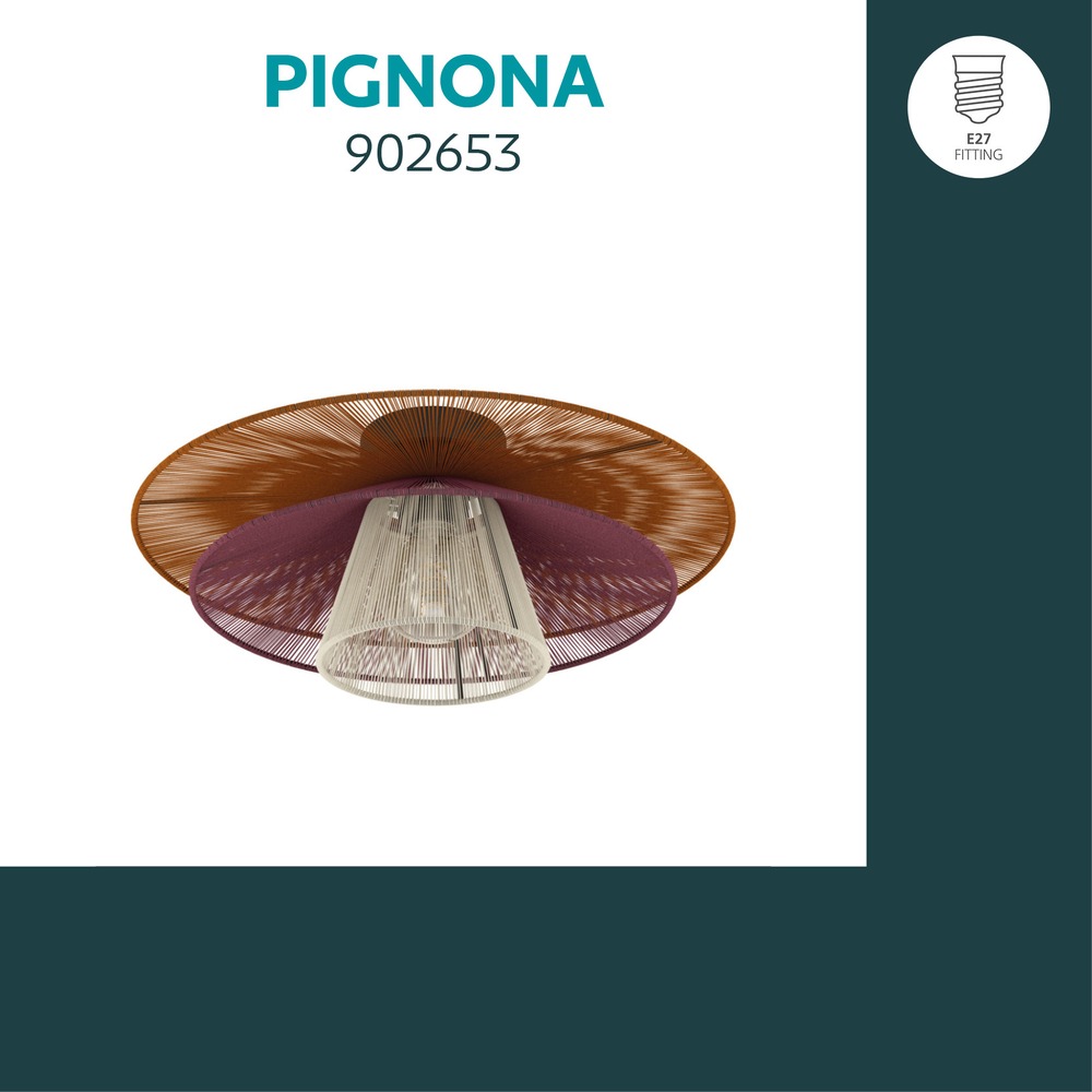 Draadlamp Pignona plafond gekleurd Eglo 9008606391141
