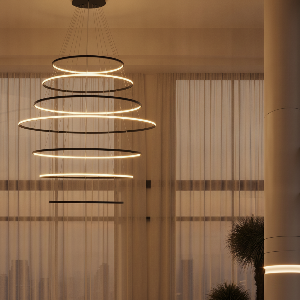 Lyora Design Hanglamp Maelo Zwart Ø 150cm - 9130644