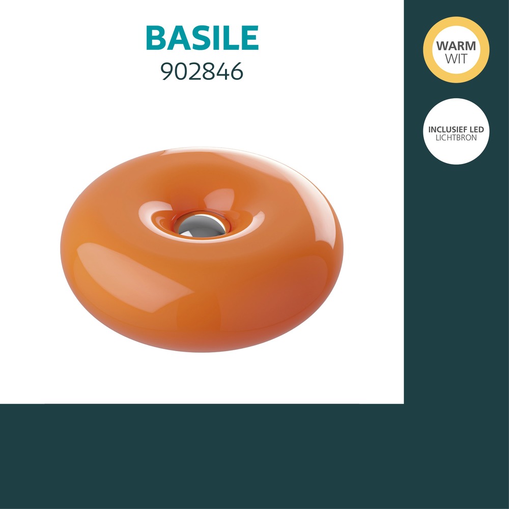 Design tafellamp Basile oranje Eglo 9008606404827