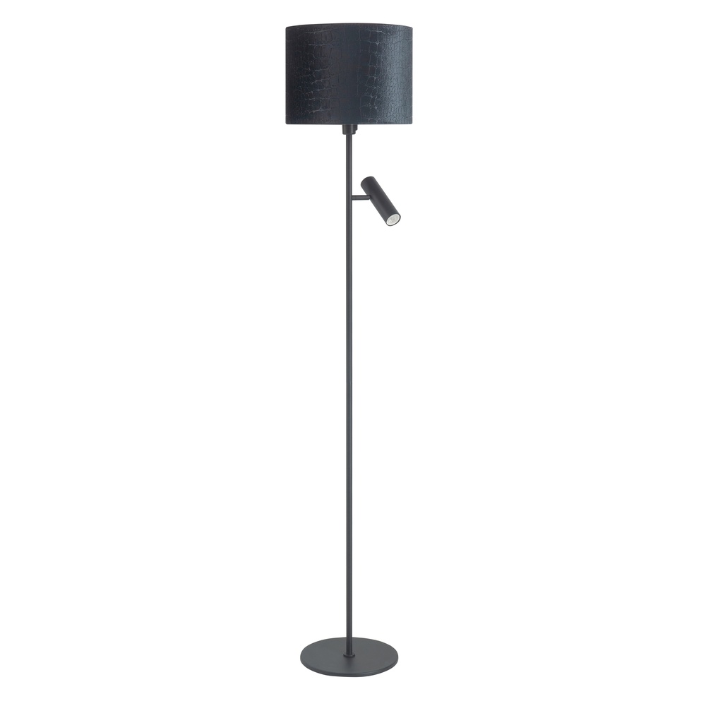 Highlight Landelijke Vloerlamp Trend Zwart - V4730.01 + O4428.41