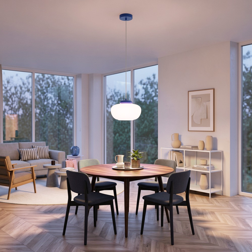 Design hanglamp Berardelli roze met blauw Ø 30cm Eglo 9008606404971
