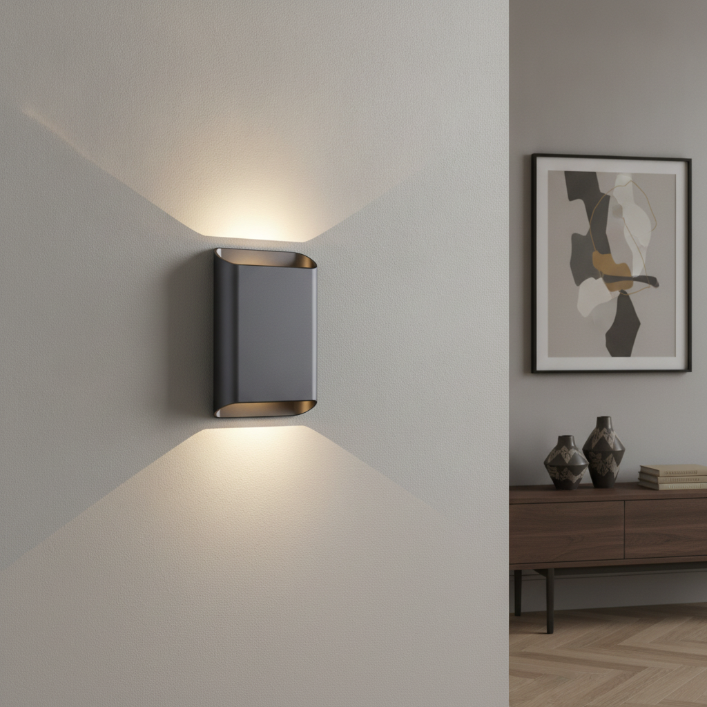 Wandlamp Diaz L DTW Zwart