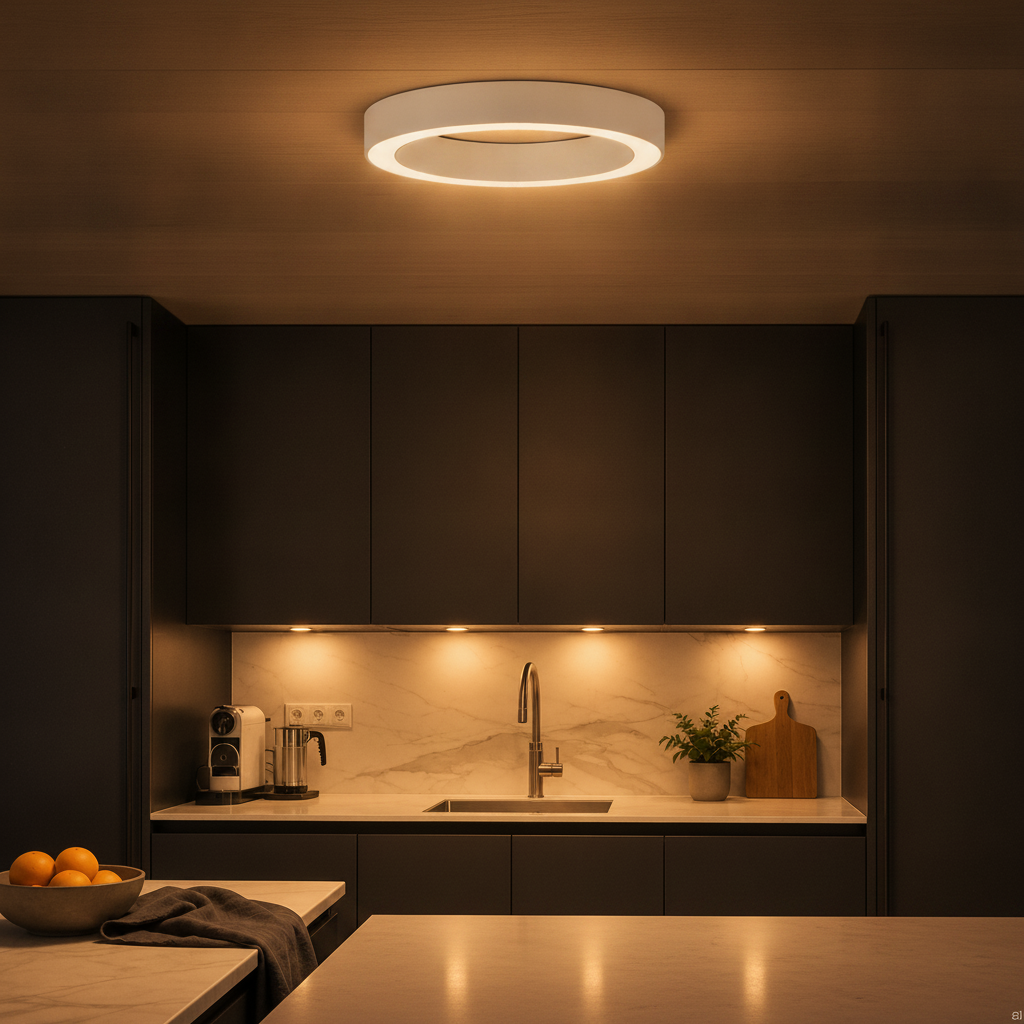 Plafondlamp Morbido wit Ø 60cm
