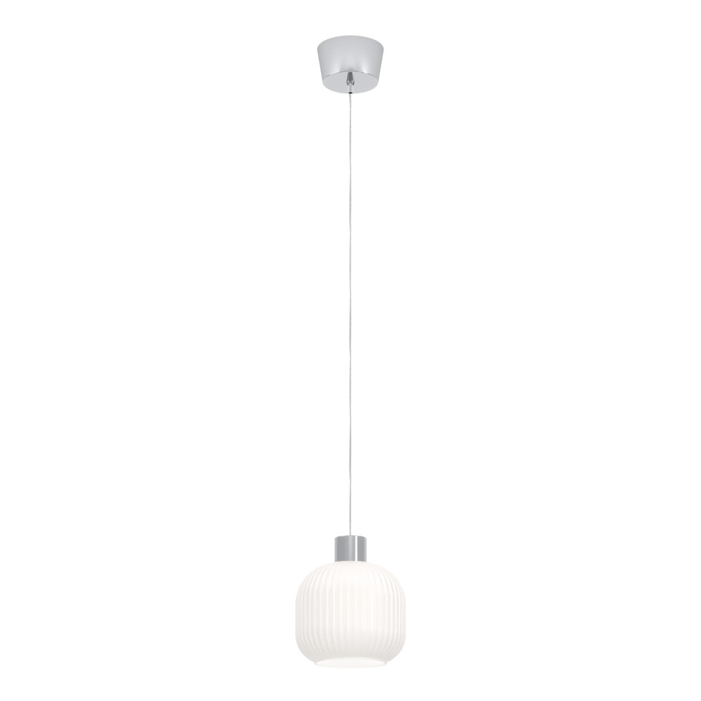 Design hanglamp Dasmina chroom met wit Ø 20cm Eglo 9008606406289