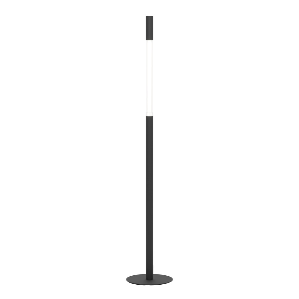 Strakke vloerlamp Parabita zwart met wit Eglo 9008606392414