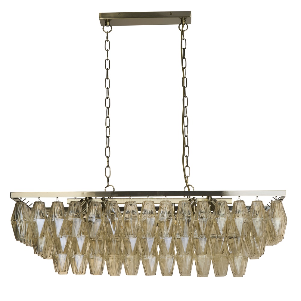 Hanglamp Alba antiek messing Searchlight 5,05342E+12