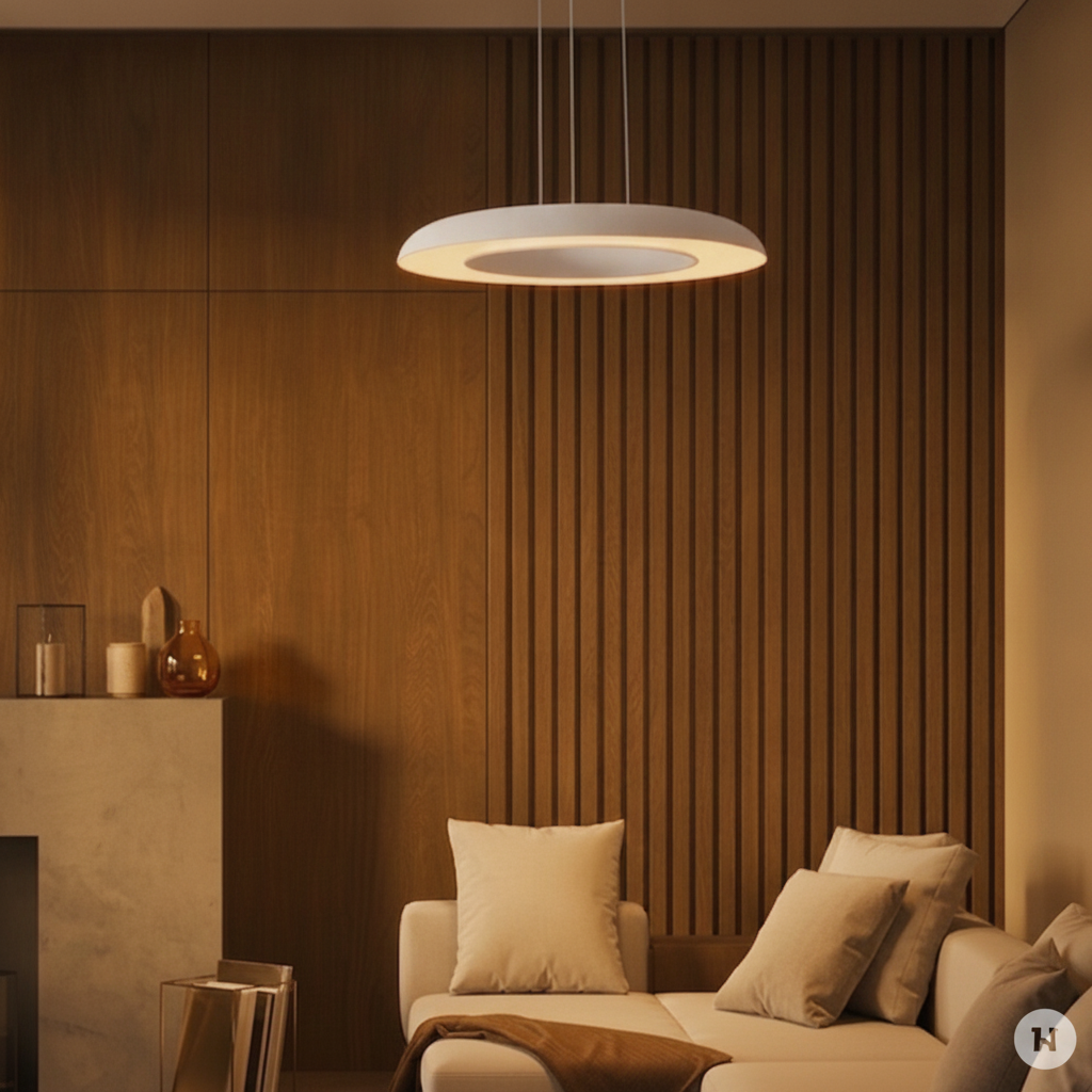 Moderne hanglamp Epos Ø 60cm wit