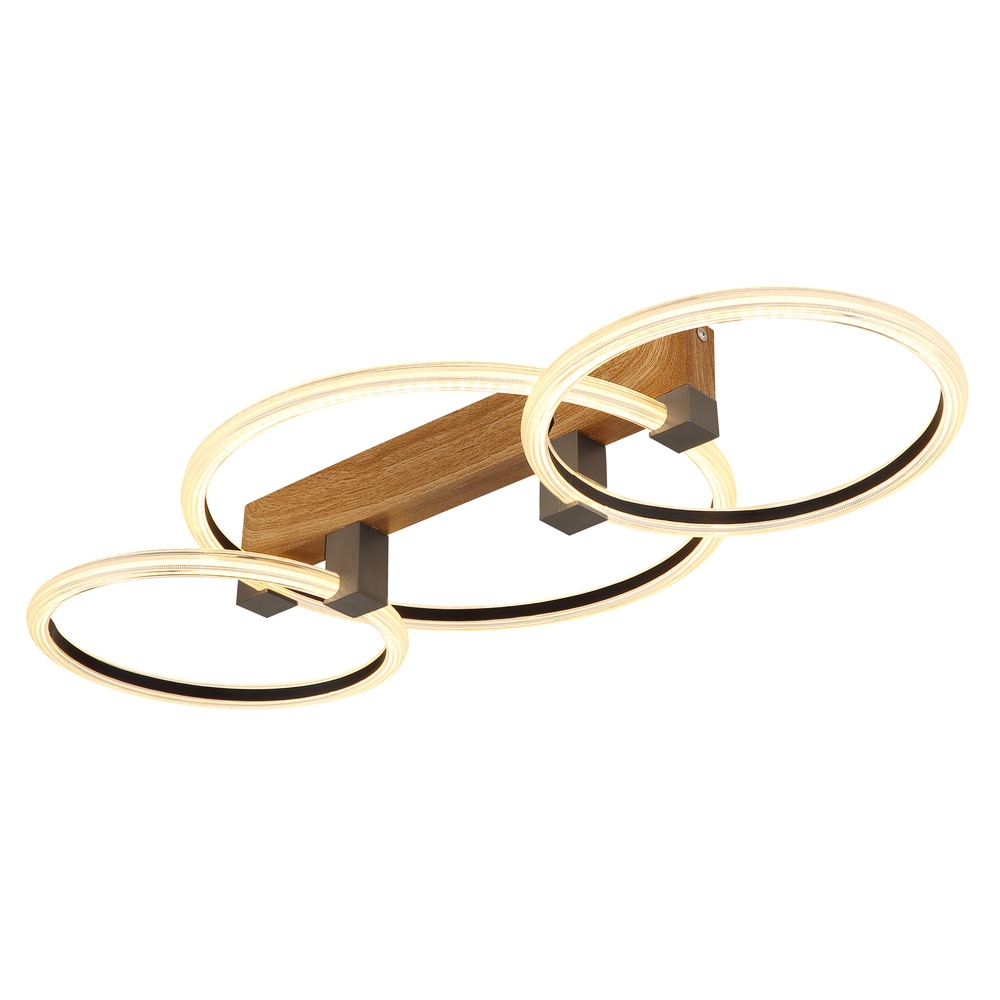 Globo Houten Plafondlamp Fletcher Design - 48050D2