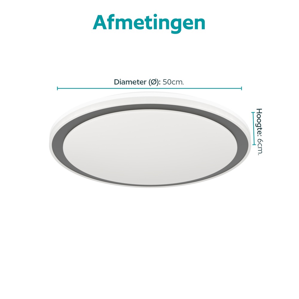 Design plafonniere Semovigo Ø 50cm Eglo 9008606391868
