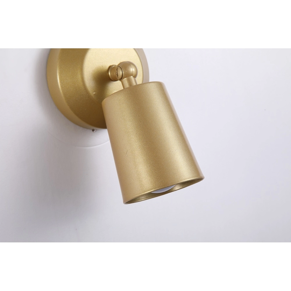 USB Oplaadbare wandlamp Cone goud Searchlight 5053423298412