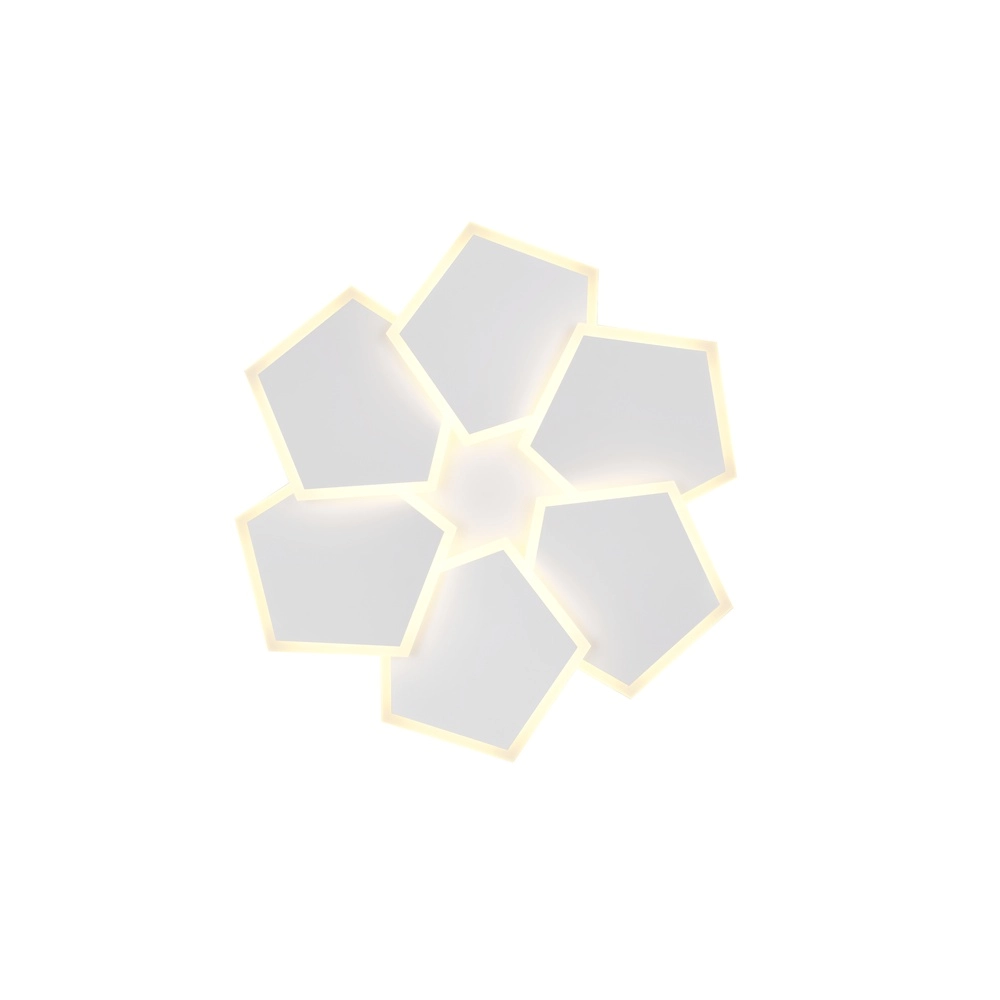 Unieke plafondlamp Zaya S wit Trio 4017807684988