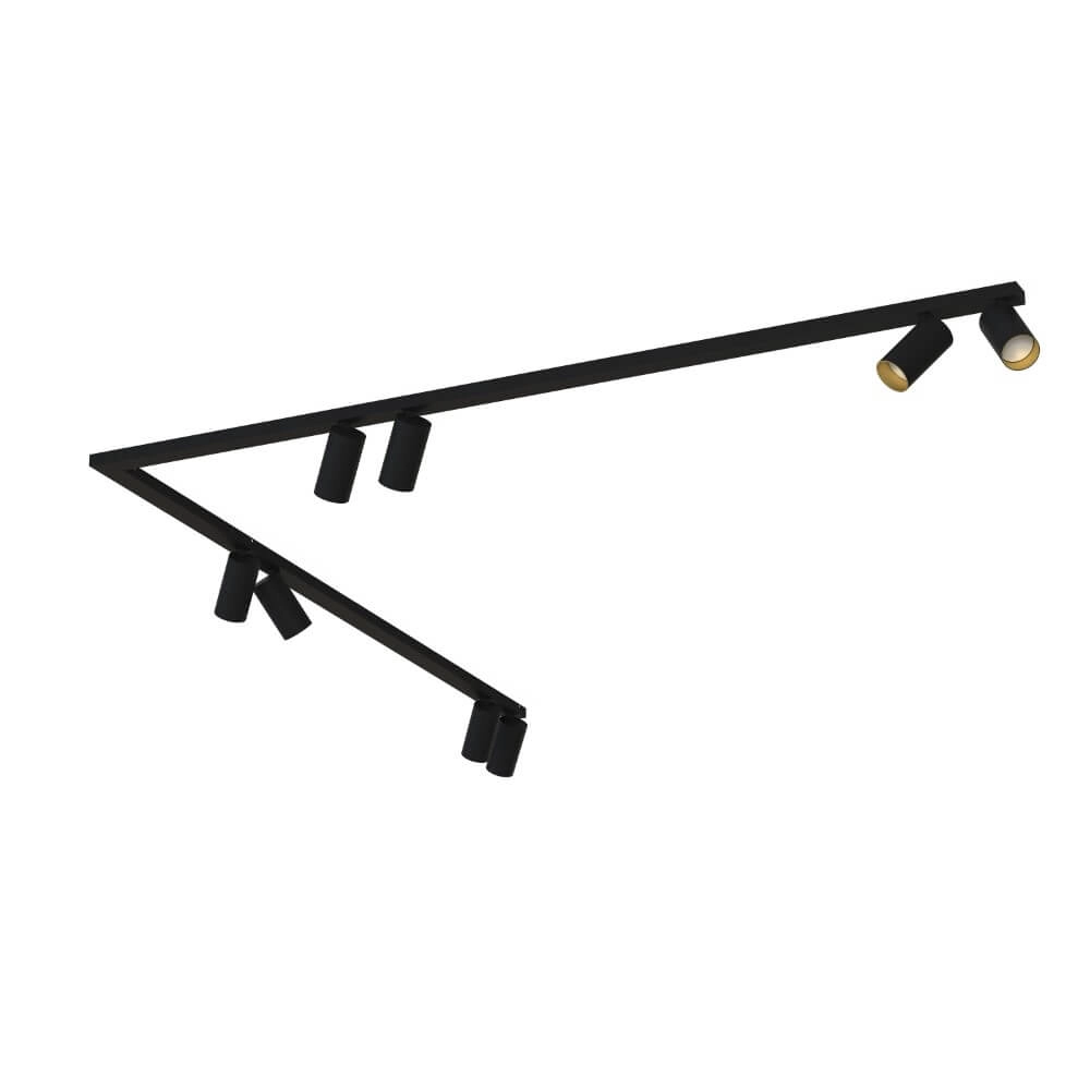 Plafondlamp met hoek Mono 2x 150cm