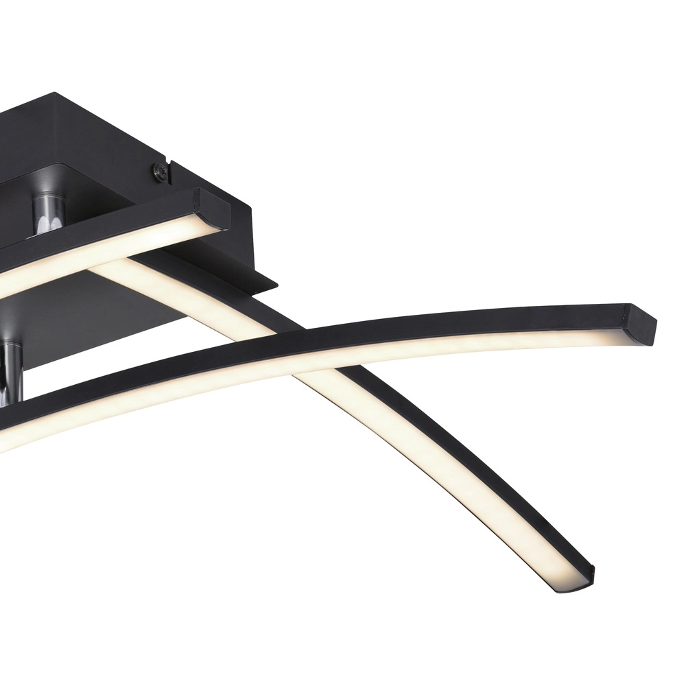 Zwarte plafondlamp Tansy I design zwart Globo 9007371404605