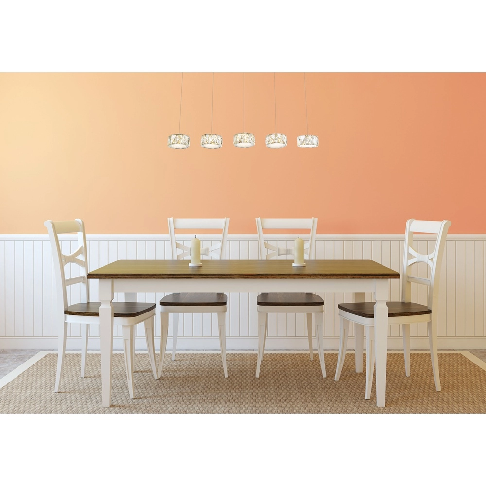 4-lichts hanglamp Amur chroom Globo 9007371342068
