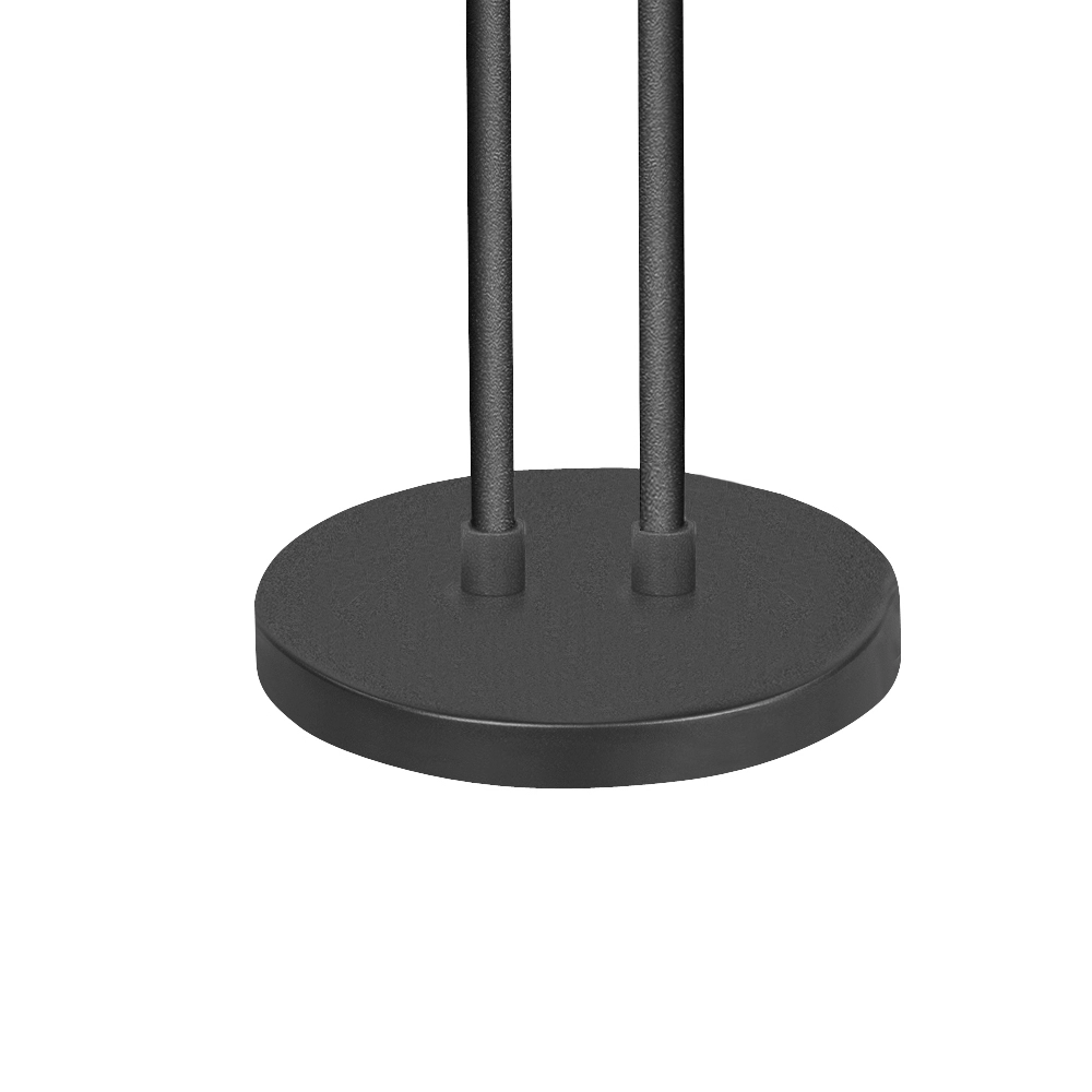 2-lichts led leeslamp Malaga zwart Highlight 8718379052477