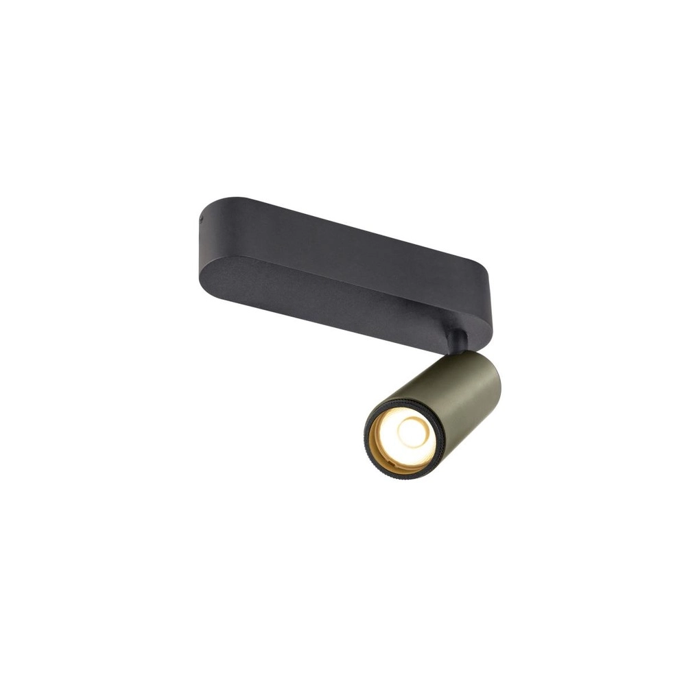 Opbouwspot Grip! M brons met zwart 3000K SLV 4024163304634