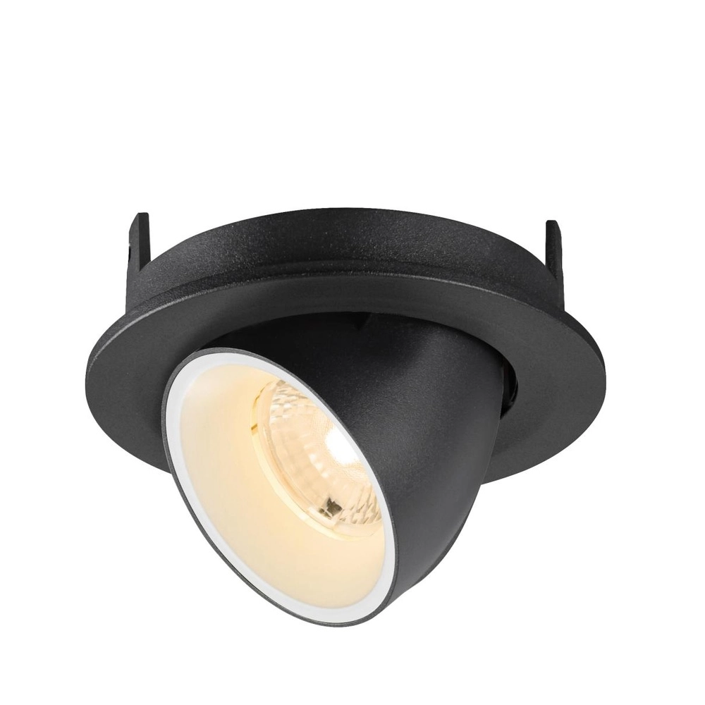 Inbouwspot Numinos Gimble S zwart/wit 2700K - 40gr SLV 4024163313711
