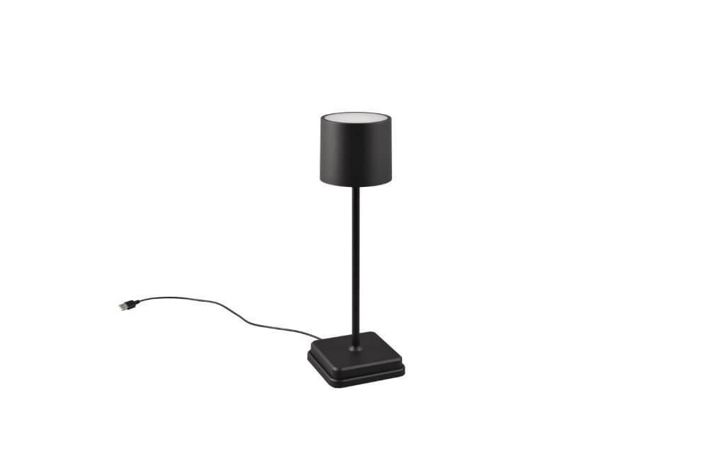 Oplaadbare tafellamp Fernandez zwart Trio 4017807564334