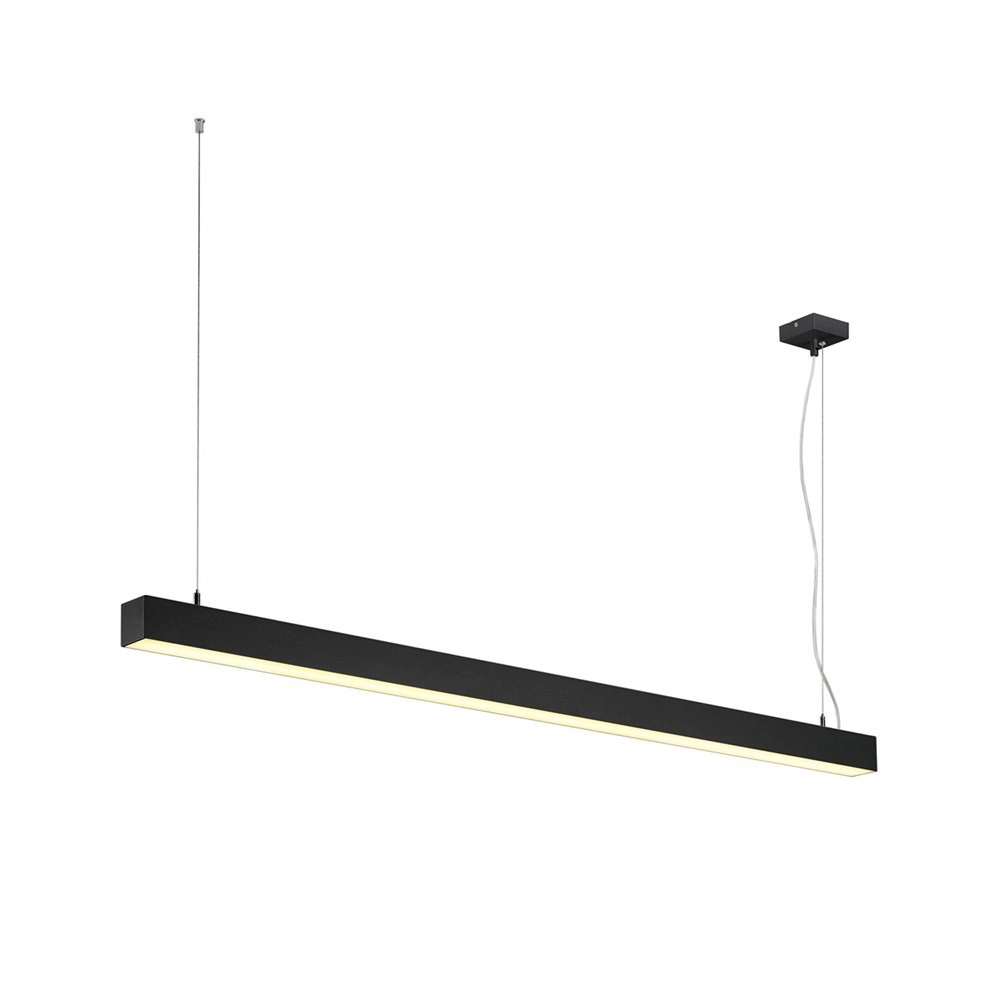Led hanglamp Q-Line dimbaar 142cm zwart