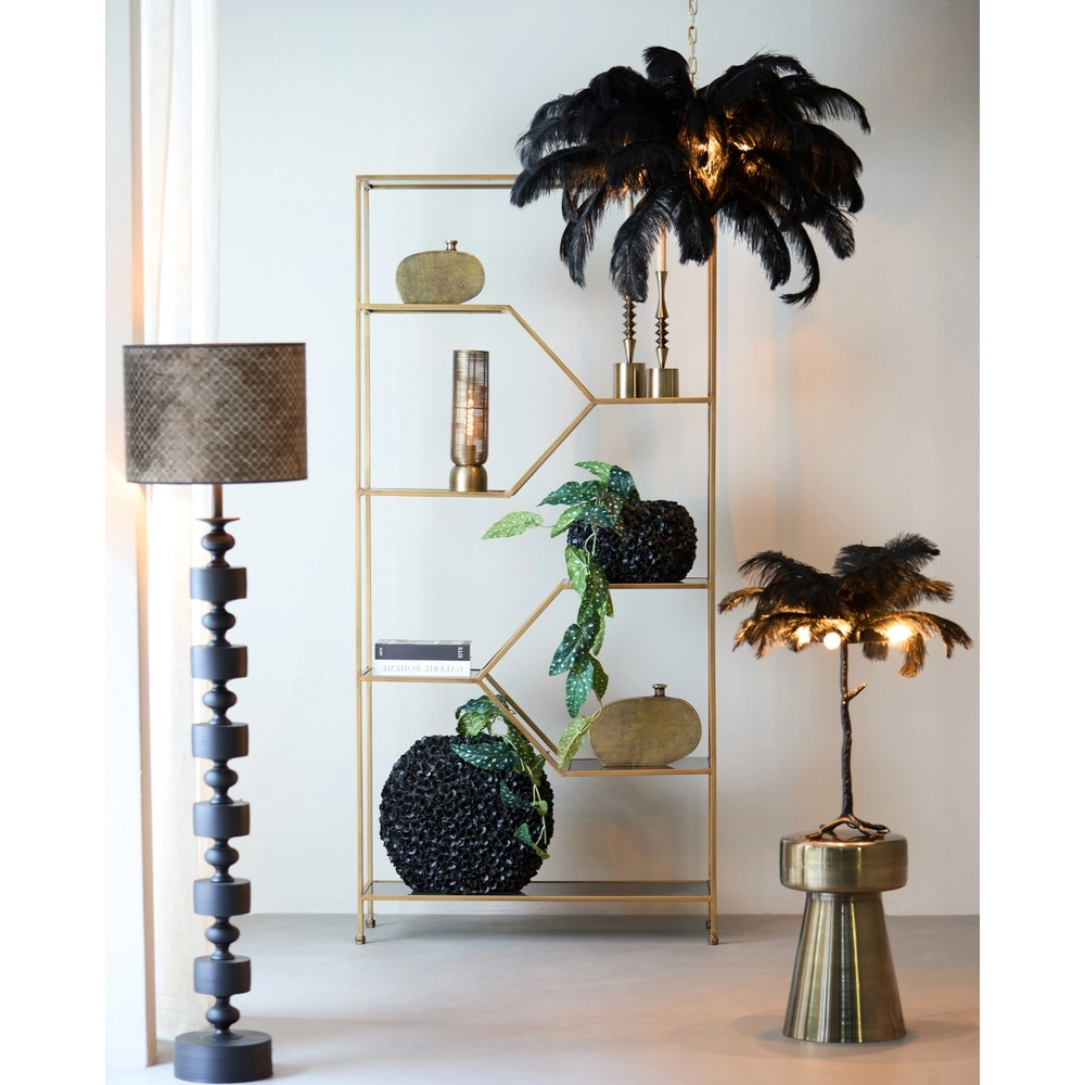 Tafellamp Lezuza Ø 11cm brons Light & Living 8717807659882