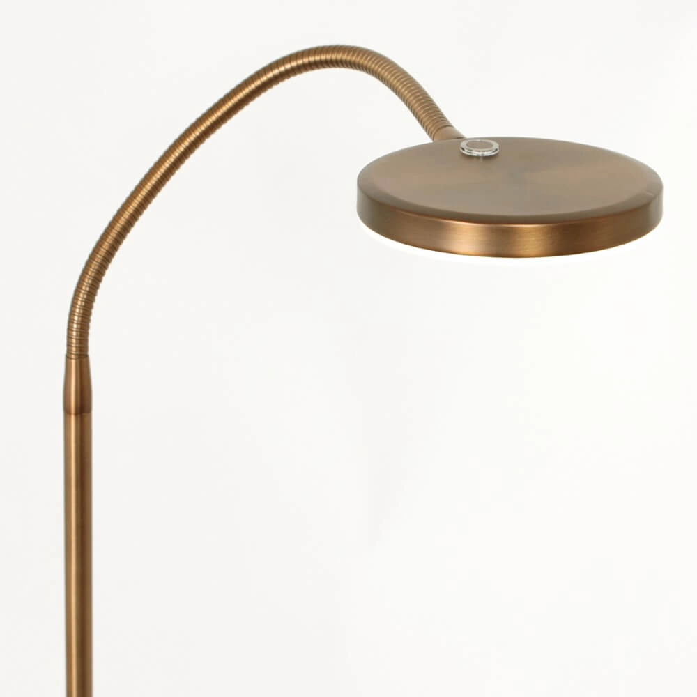 Flexibele led leeslamp Platu brons Steinhauer 8712746151497