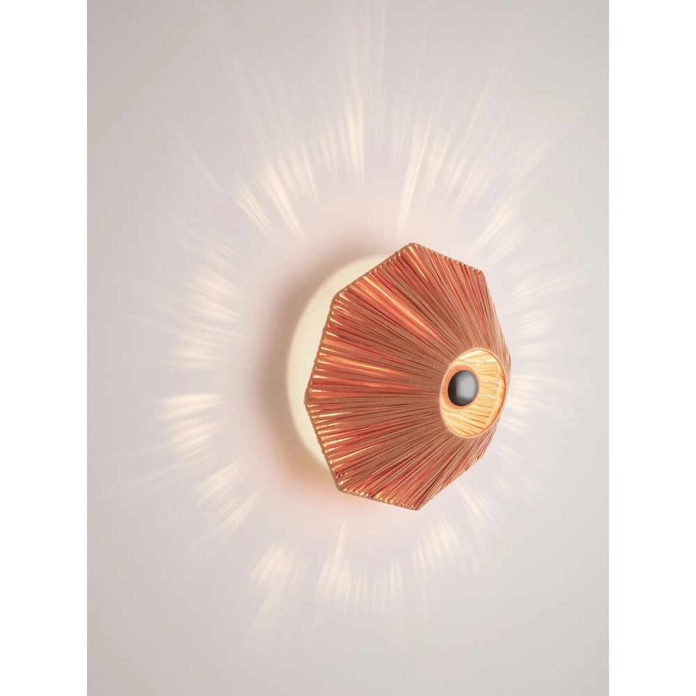 Wandlamp Elvio terracotta Ø 30cm Lyora 5212017493873