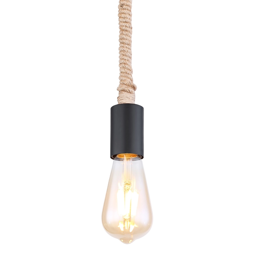 Touwlamp Ulleu zwart Globo 9007371383917