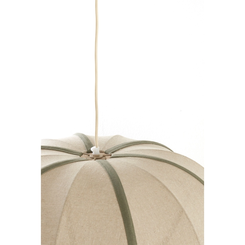 Japandi hanglamp Mirelys Ø 61cm - olijfgroen Light & Living 8717807835910