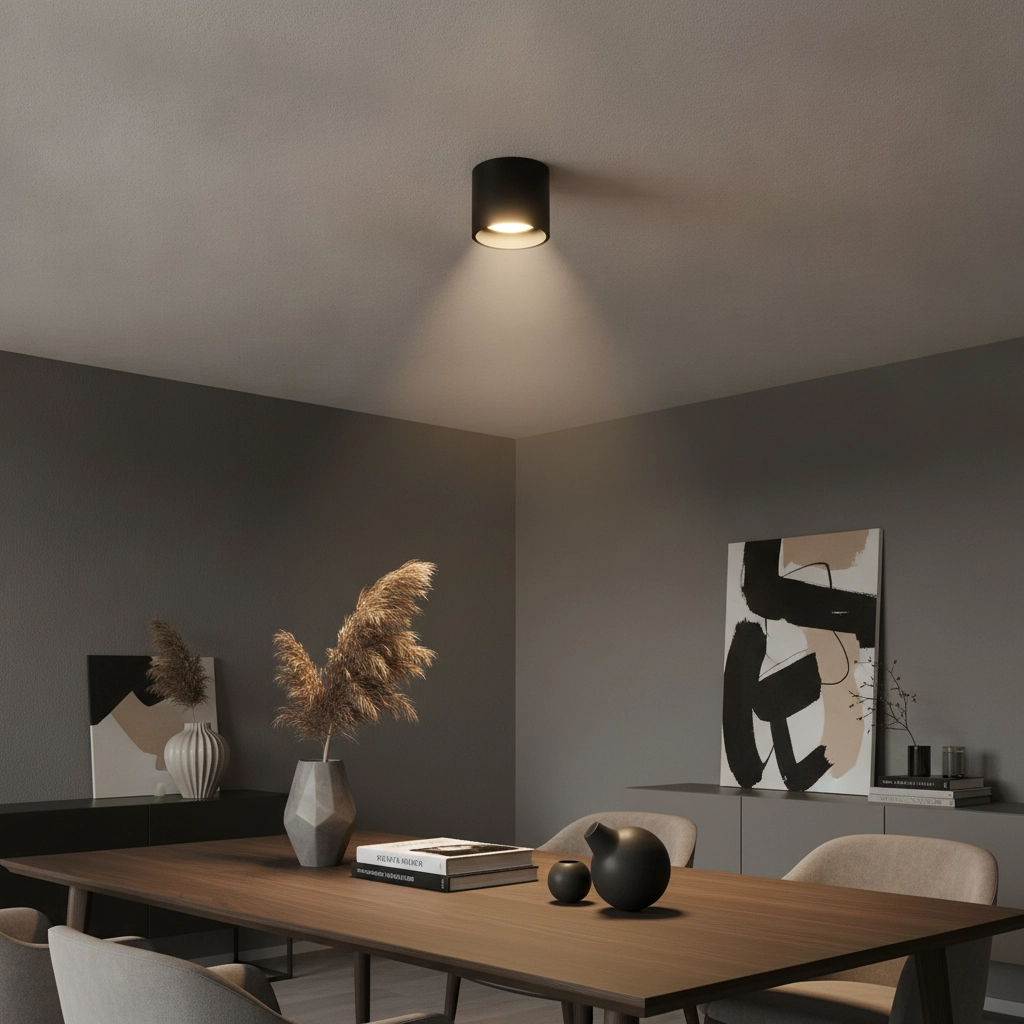 Badkamer spot Ormond zwart