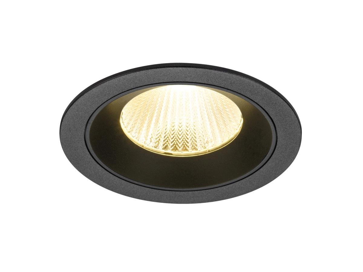 Inbouwspot Numinos L zwart 3000K - 40gr