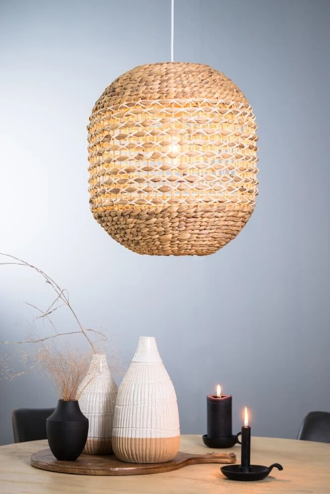Gevlochten hanglamp Tripoli Ø 60cm Light & Living 8717807301668