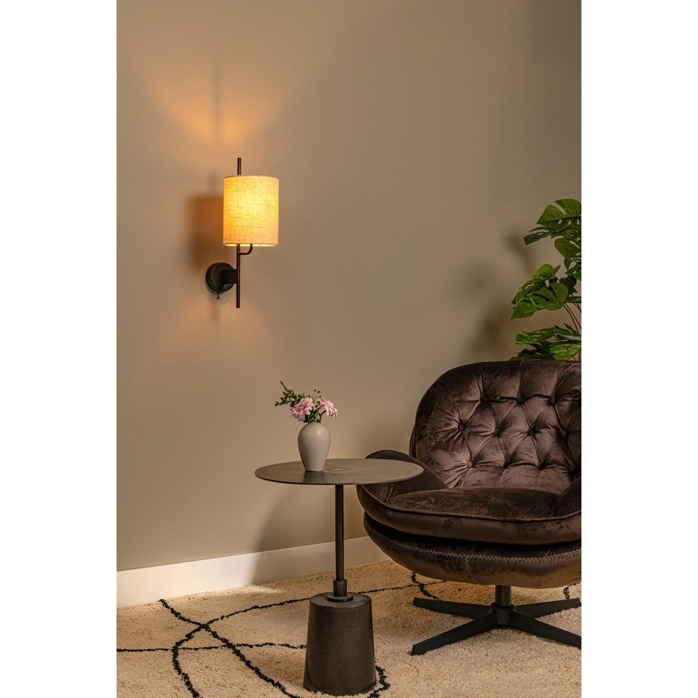 Wandlamp Magic zwart met USB oplaadpunt Lucide 5411212680051