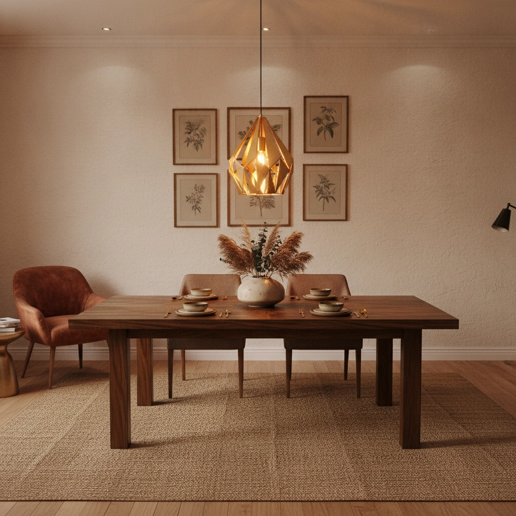 Gouden hanglamp Carlton Ø 31cm