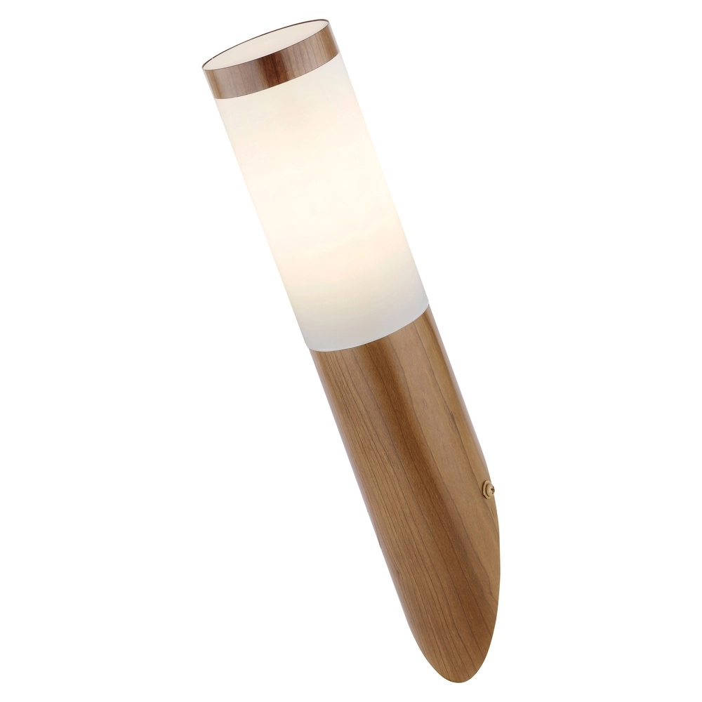 Buitenlamp Boston hout met wit