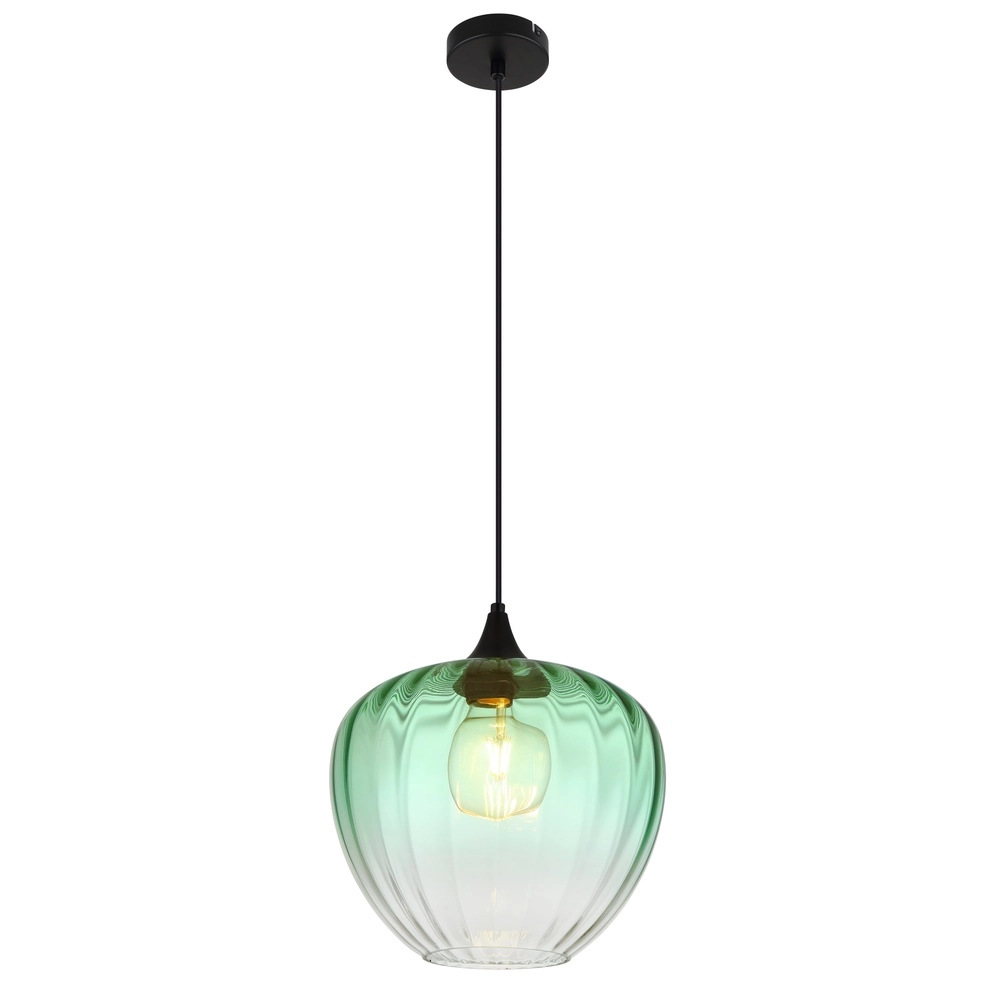 Hanglamp Sander groen glas