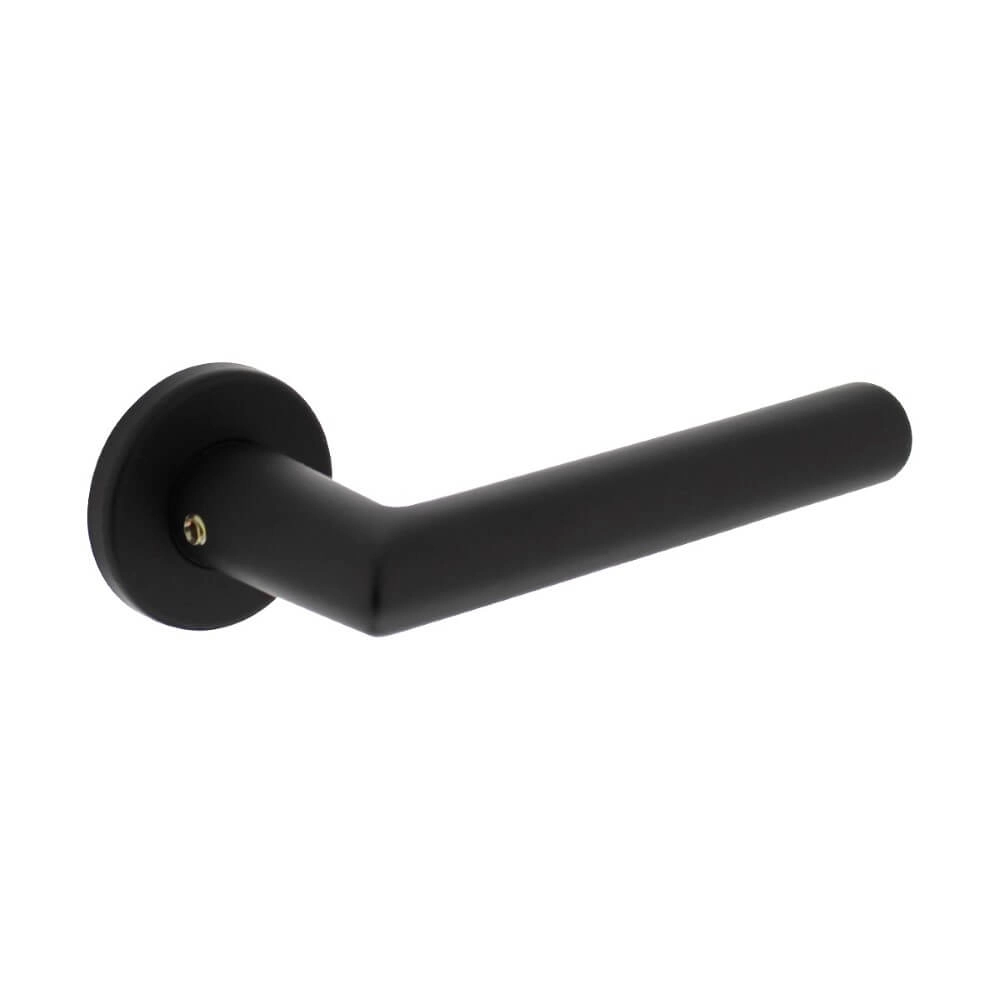 Deurklink Broome aluminium zwart Ø 5cm