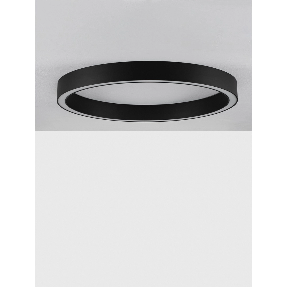 Design plafondlamp Sting zwart Ø 80cm Lyora 5212017437501