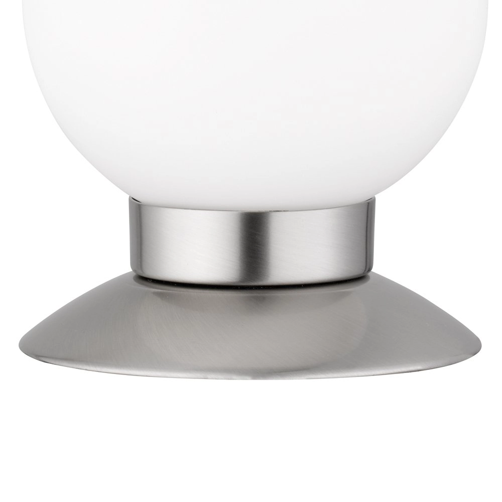 LED tafellamp Princess 13cm metaalgrijs Trio 4017807369939