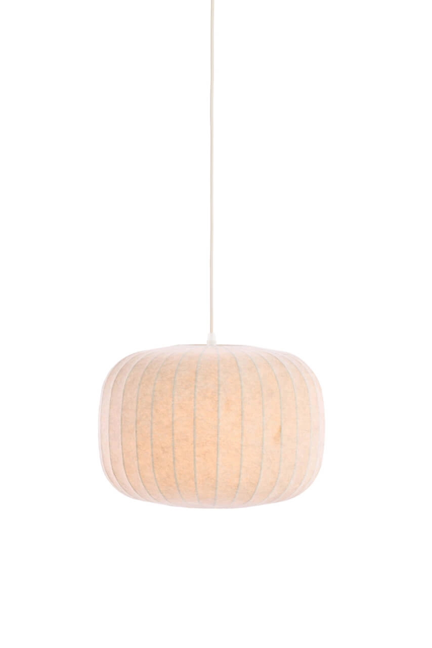 Japandi hanglamp Lexa crème Ø 35cm