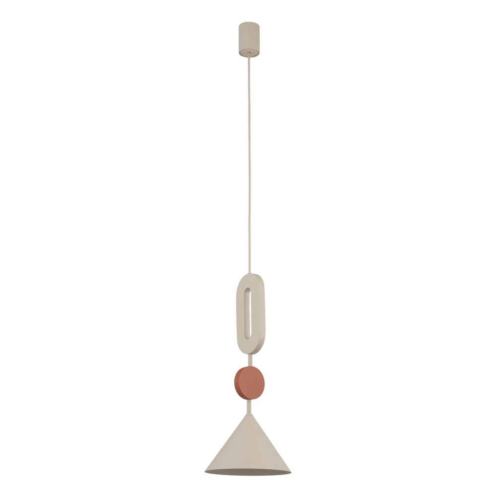 Unieke hanglamp Drops Color zand bruin Ø 20,5cm Lyora 5903139111928