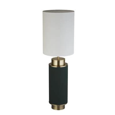 Tafellamp Flask 72cm nikkel met vintage groen Searchlight 5053423190426