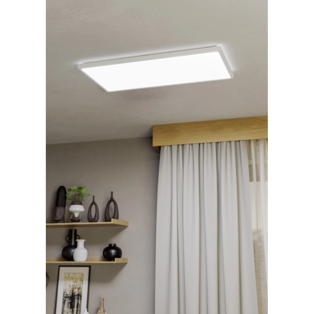 Badkamer plafondlamp Rovito vierkant - wit - 57x30cm Eglo 9008606329977