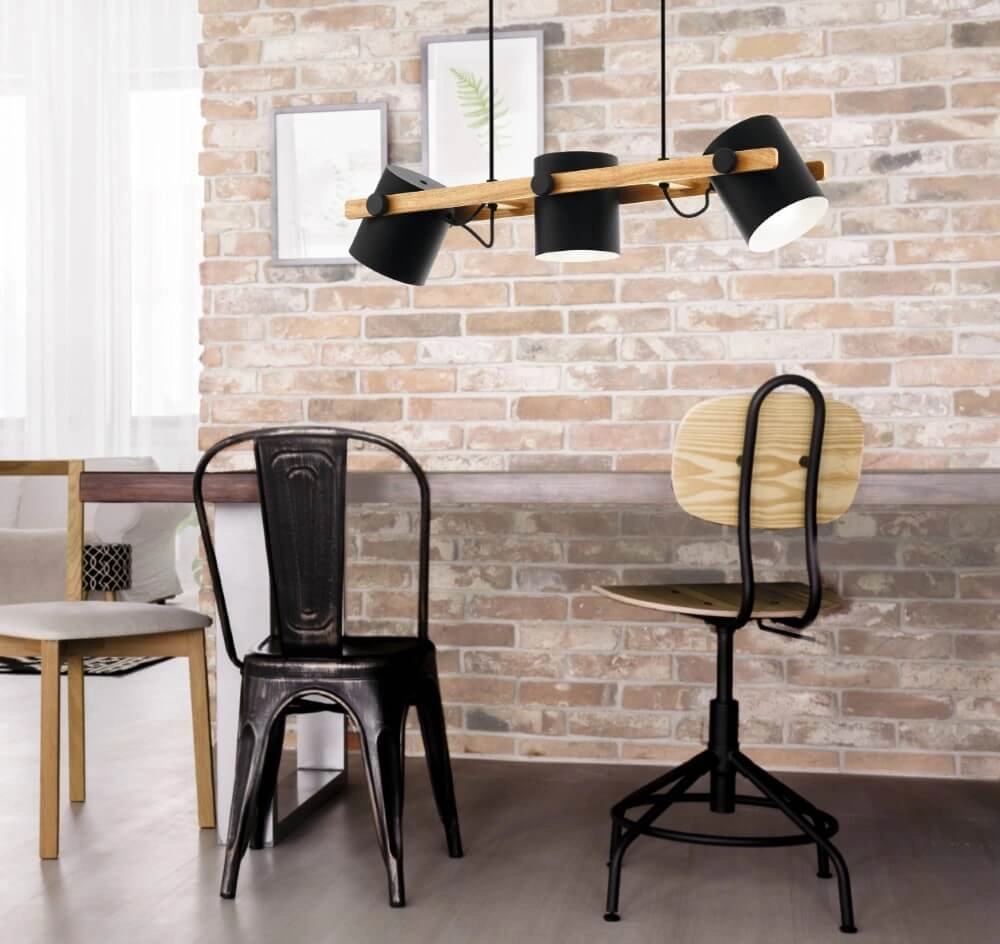Eetkamer hanglamp Hornwood 3-lichts Eglo 9002759435172