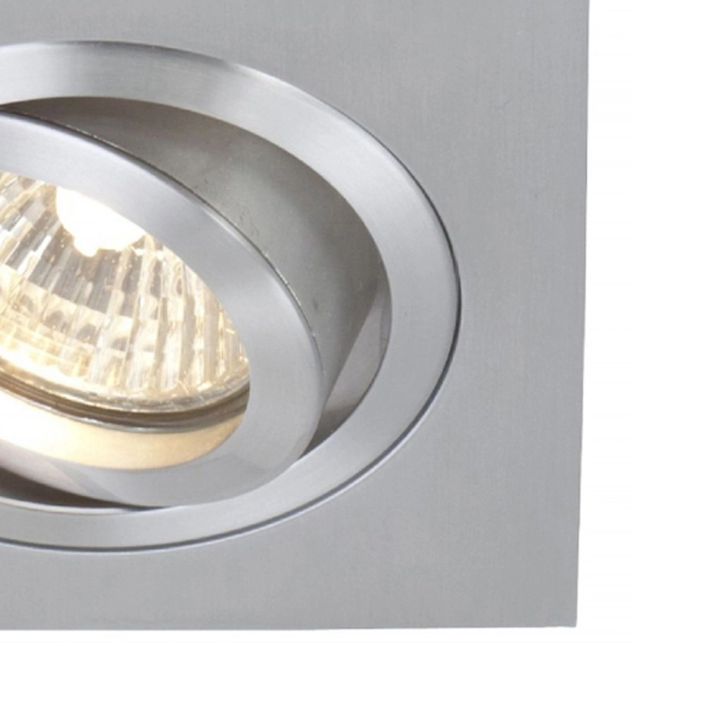 Inbouwspot Vespo Square 10cm metaalgrijs Steinhauer 8712746091892