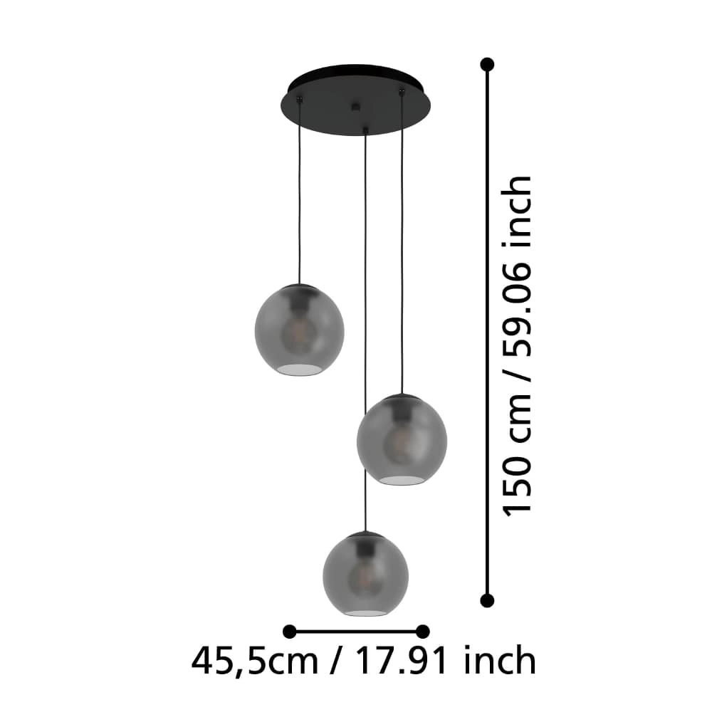 Vide hanglamp glas Arangona Ø 46cm Stars of Light 9008606240968