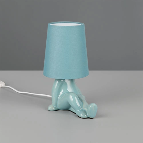 Tafellampje Huma blauw Trio 4017807682557