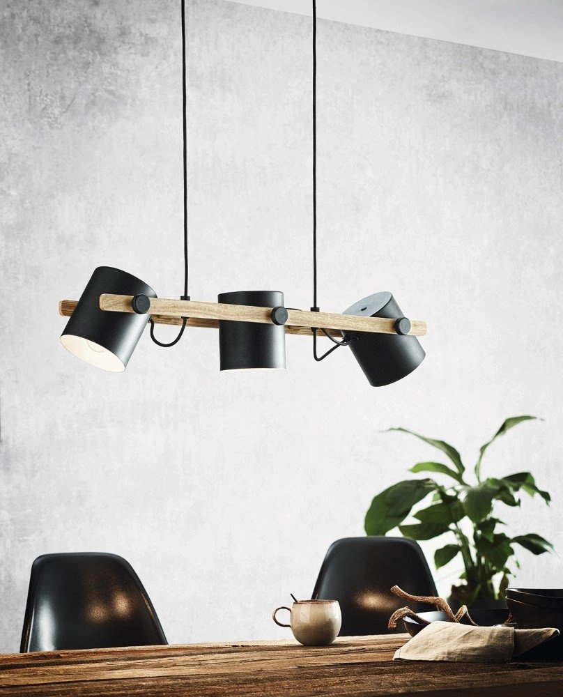 Eetkamer hanglamp Hornwood 3-lichts Eglo 9002759435172