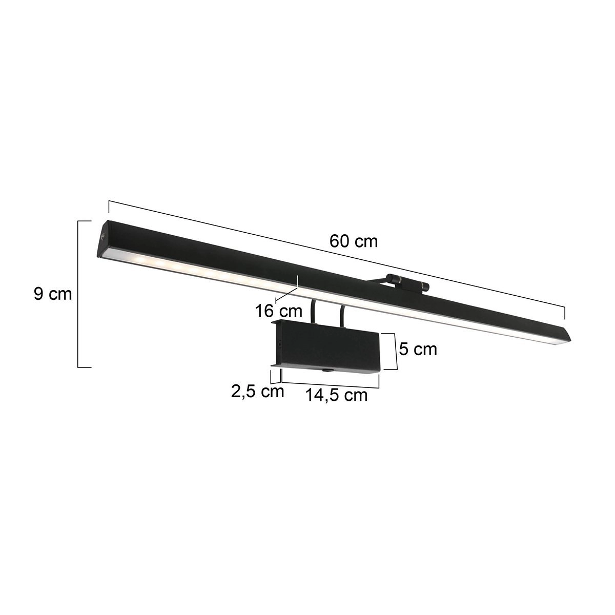 Wandlamp Litho LED 60cm Steinhauer 8712746129380