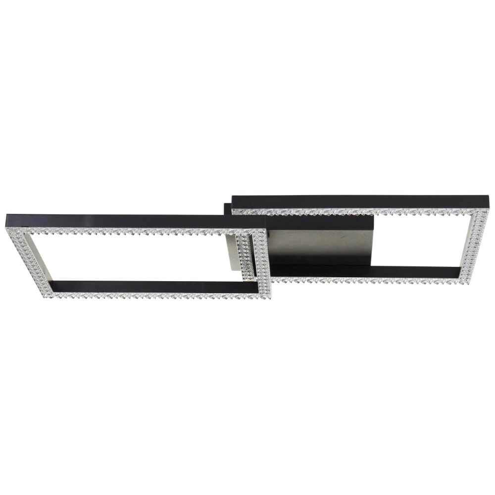 Zwarte plafondlamp Ranni 2700lm Brilliant 4004353442131