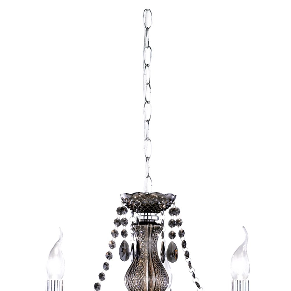 Lamp Luster Crystal 40cm 3-lichts zwart transparant Trio 4017807223828
